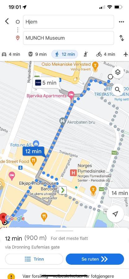 Top Floor City Center Flat With Free Parking 奥斯陆 外观 照片